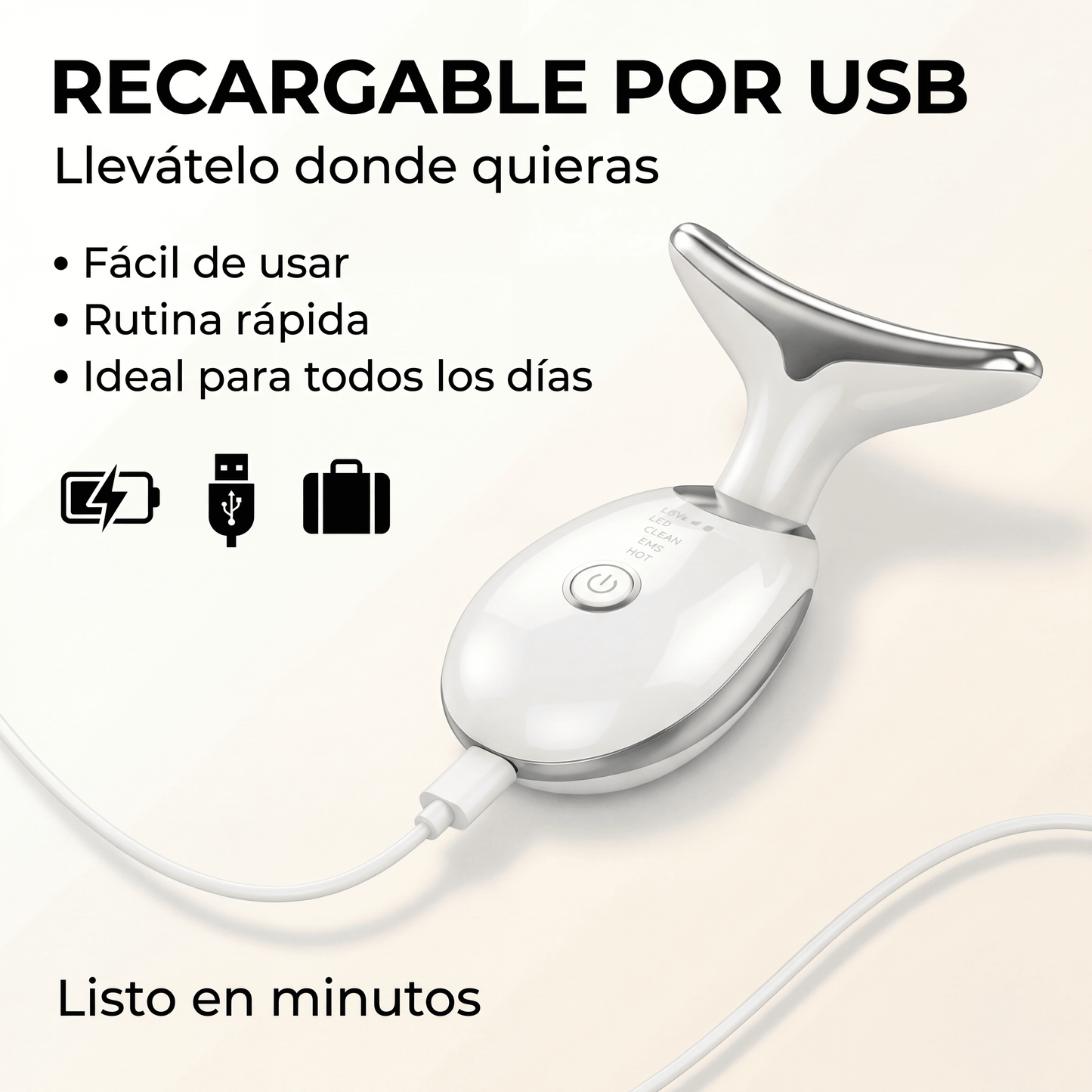 BloomGlowLift™ | Masajeador Facial Reductor