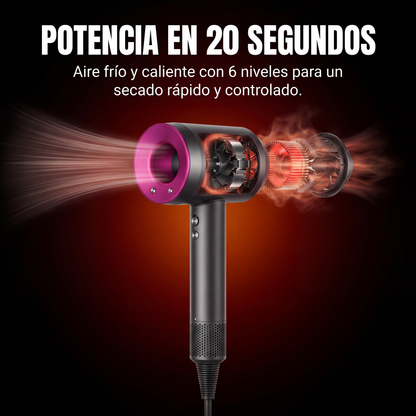 BloomAlissaAir™ — Secador 5 en 1 con Cabezales Intercambiables